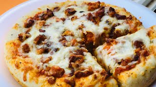 Margherita pizza | no oven chicken pizza