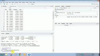 MULTIPLE REGRESSION IN R SOFTWARE