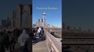 No te puedes perder cruzar el puente de Brooklyn cuando viajas a Nueva York #brooklyn #newyork #fyp