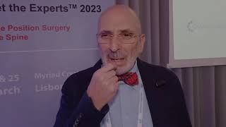 Claudio Lamartina "Meet The Experts 2023" Lisbon (European Spine Journal) Casa di Cura Rizzola