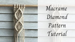 Macrame Diamond Pattern