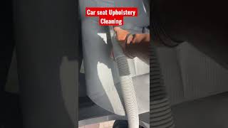 Car seat upholstery steam Cleaning #dyi #carpetcare #carcare