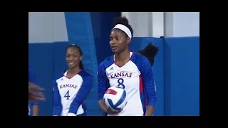 Texas Tech vs Kansas Volleyball 2017 (Oct 21)