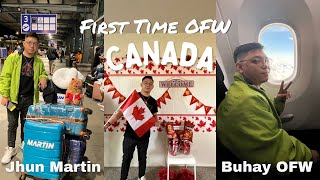 FLIGHT DAY - PHILIPPINES TO CANADA + MESSAGES FROM MY FAMILY 🇵🇭🇨🇦 Part 1