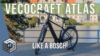 VECOCRAFT ATLAS Trekking E-Bike - Like a Bosch, nur günstiger! (TEST & REVIEW)