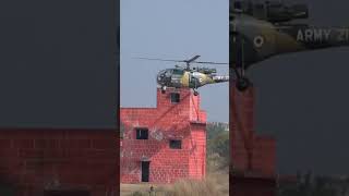 #indianarmy chopper Best Landing Time || #indianmilitary || #militarytraining