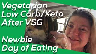 21 Mo Post VSG * What I Eat In A Day; Low Carb/ Keto Vegetarian | Stall Broken by Eating More!🤷🏼‍♀️