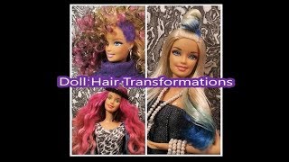 DIY- Barbie Hair Transformations