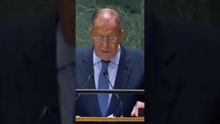 Lavrov à l'ONU #russie #onu