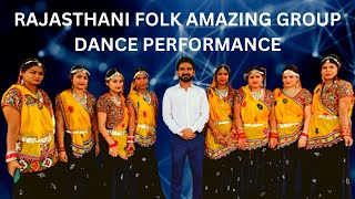 Rajasthani folk Amazing Group Dance Performance| Choreographed By | RONIT KUMAR