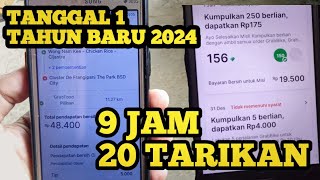 TANGGAL 1 AWAL TAHUN BARU,9 JAM 20 TARIKAN