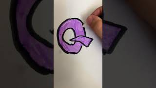 Drawing Q #art #drawing #tutorial