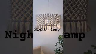 macrame night lamp for beginners #nightlamps #india #viral #trending #macrame  handcrafted