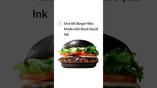 A Burger King Burger Has Squid Ink In It | Burger King  | Squidward | Squid Ink Japanese Burgers