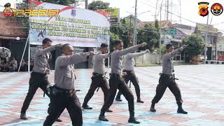 Meriahkan HUT Satpam Ke 42 Polres Majalengka Gelar Lomba Ketangkasan Senam Borgol dan Tongkat