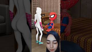 Little Spiderman is sick #spiderman #spider #funny #spidergwen #shorts #trending