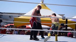 NORTHLAND WRESTING July,14,2018 at RibFest at the Voyager Inn in North Bay Ontario part 4