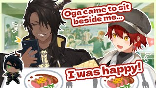 Miyabi shares a story about him and Oga when they went to Holostars Cafe (HOLOSTARS eng sub clip)