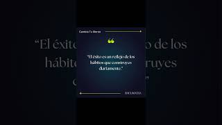 Tu futuro es la suma de lo que haces todos los días. #mentalidad #exito #motivacion