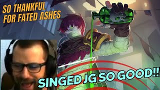 Thank you Riot for Fated Ashes (Singed Jungle rank climb)