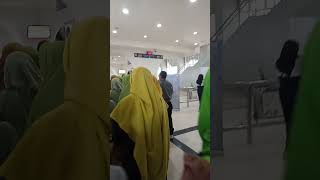 Rombongan Ibu Ibu Pengajian Di Stasiun Polestra Palembang #videoshorts