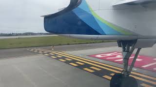 Horizon Air Dash 8-400 Lands Seattle KSEA