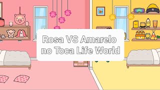 Rosa VS Amarelo no Toca Life World