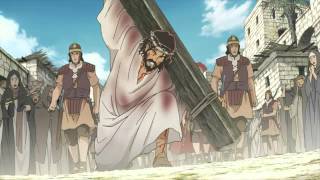 La crucifixion  de jesus en version animada