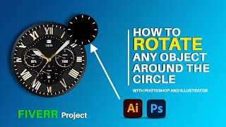 How To Rotate Any Object Around The Circle in Photoshop and Illustrator