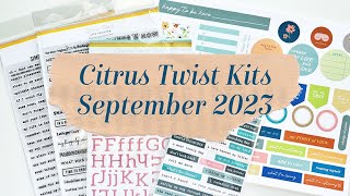 Citrus Twist Kits   August 2023 & A Sneak Peek of Amy Latta's New Lettering Book!