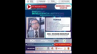 SIMPOSIO DE INTELIGENCIA ARTIFICIAL Revolucionando el sistema educativo.