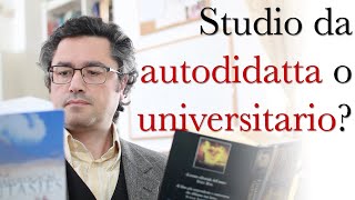 Studio da autodidatta vs. studio universitario