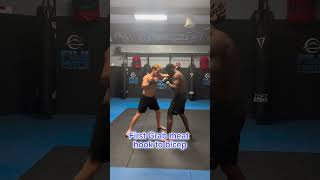 How To Escape A Double Collar Tie Clinch Position Part 2 #mma #ufc #muaythai #shorts