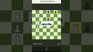 si logras resolver este ejercicio eres un genio! Ajedrez hoy #chess #JaqueMate #chesspuzzle