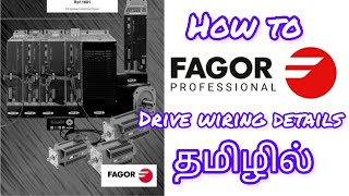 how to fagor drive wiring details explain in tamil #cnc #cncmachine #connection #connector #shorts