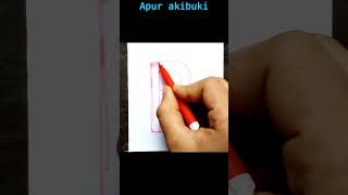 Easy letter 'B' drawing using sketch pen | How to draw 'B' | Zentangle art | #shorts |