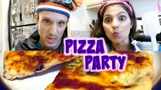 Homemade Pizza (Vegan Crust) | Cooking Show Comedy | Pillow Talk TV web series