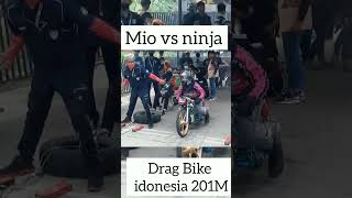 Drag bike indonesia 201m mio vs nija #short #shorts #dragbike #tiktokviral #dragbikeindonesia201m