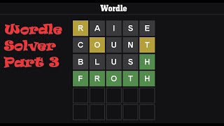 Finishing up our Wordle solver! | Creating a Wordle Solver in Scratch, Part 3
