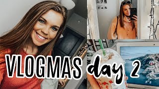 VLOGMAS DAY 2: try-on haul, preparing for finals