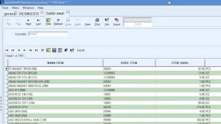 Tutorial Software Akuntansi Seventhsoft - Master Saldo Awal