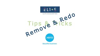 Remove & Redo - Tips & Tricks