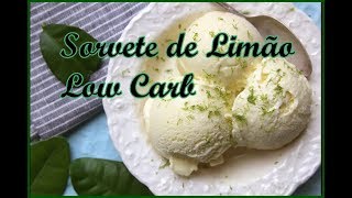 SORVETE DE LIMÃO LOW CARB