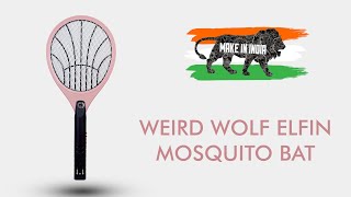 Weird Wolf ELFIN Pink Heavy Duty Rechargeable Mosquito Killer Bat