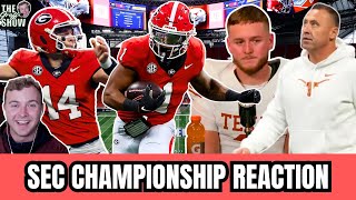 SEC Championship Reaction: Trevor Etienne & Georgia Bulldogs DEFEATS Texas AGAIN for SEC Title