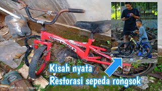 Kisah nyata restorasi sepeda anak || true story of children's BMX bike restoration