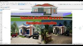 Tutoriels Archicad  Projet Complet De La Modélisation Au Rendu Partie 1 1