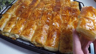 AKŞAM YAP SABAH PİŞİR ✅ 2 ŞER AÇ BÖYLE BÖREK GÖRÜLMEDİ 🏆 LEZZETİ HARİKA BÖREK TARİFİ ✌️