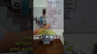 3phase motor using sensor with maintaining contact automatic off #bernaztvvlog