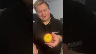 Tutorial On How To Tear An Apple In Half! #PartyTrick